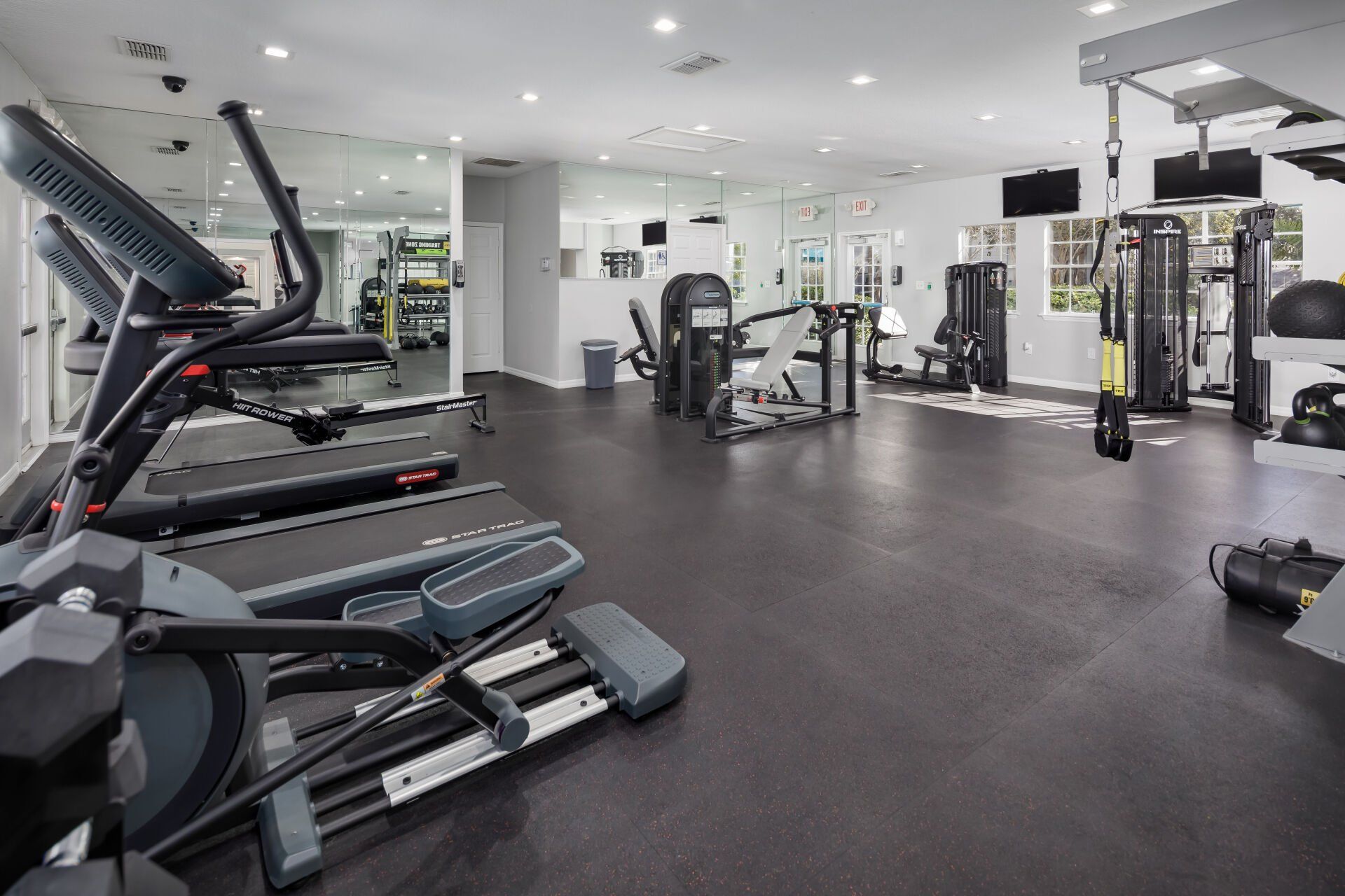 Fitness center with machines at 1801 Metrowest