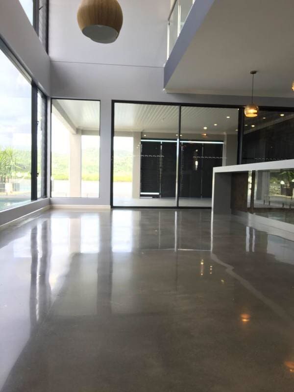View Of A Kitchen With Shiny Floor — Total Sealing Works Whitsundays in Cannonvale, QLD