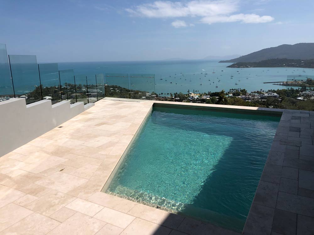 Pool With Clean Tiles — Total Sealing Works Whitsundays in Cannonvale, QLD