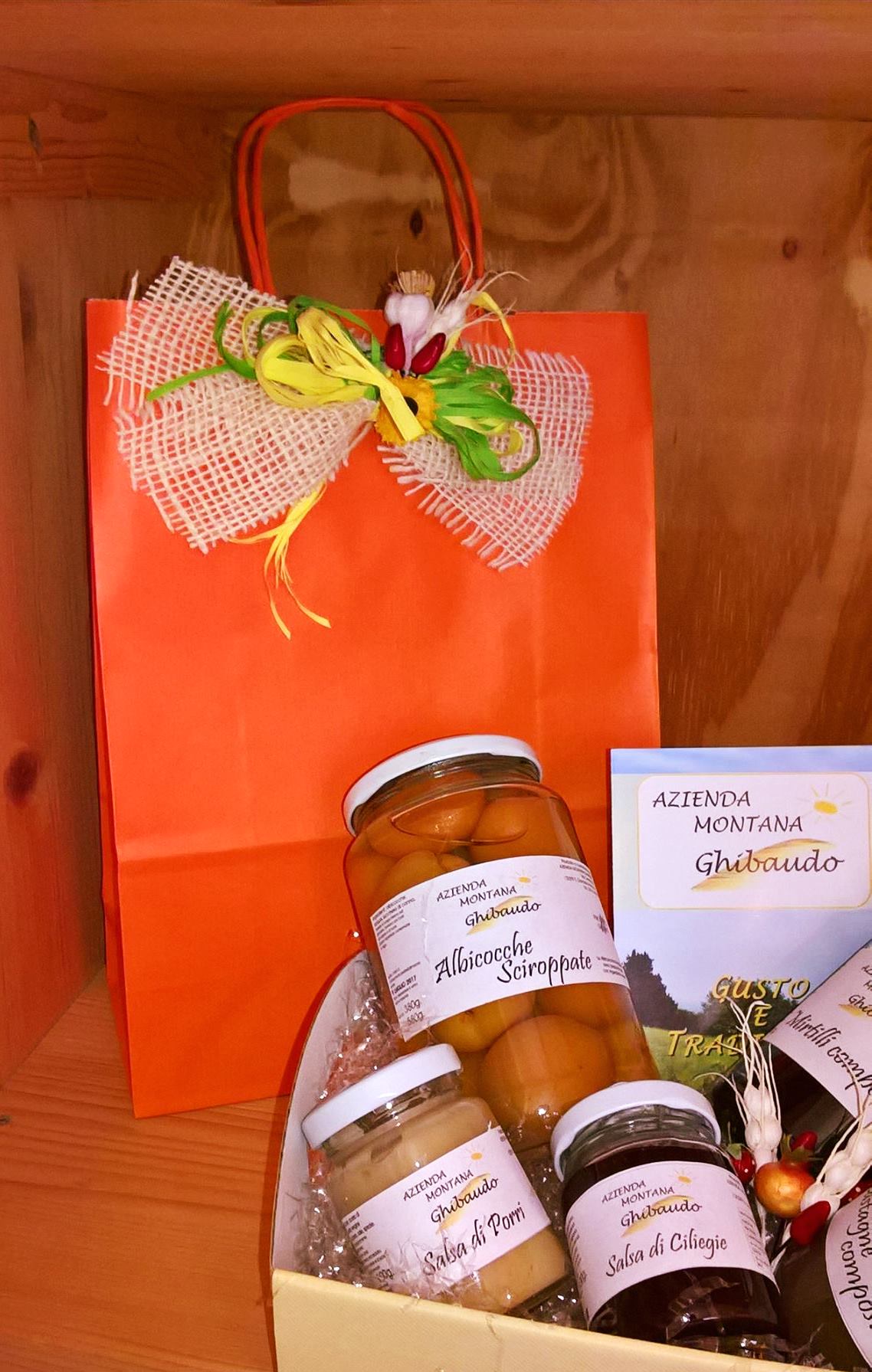 gift bag with lab products