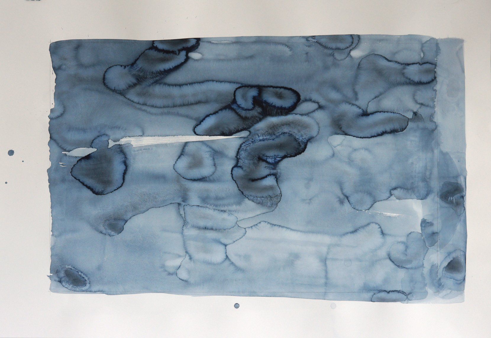 watercolour monochrome fundamental painting