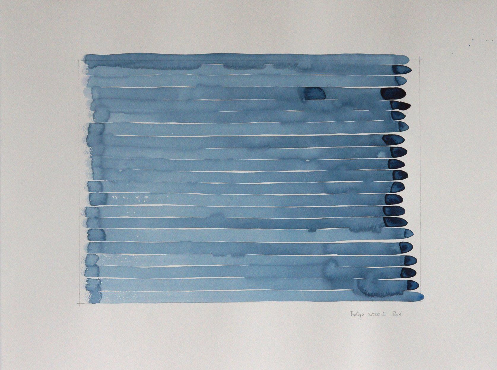 monochrome watercolour aquarel fundamental painting conceptual painting contemporary painting