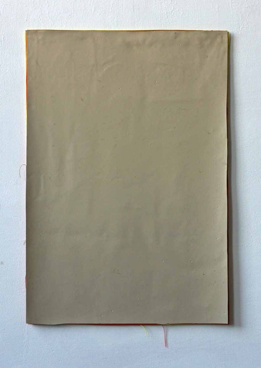 acrylic sheet Fundamental painting conceptual painting temporary painting monochrome