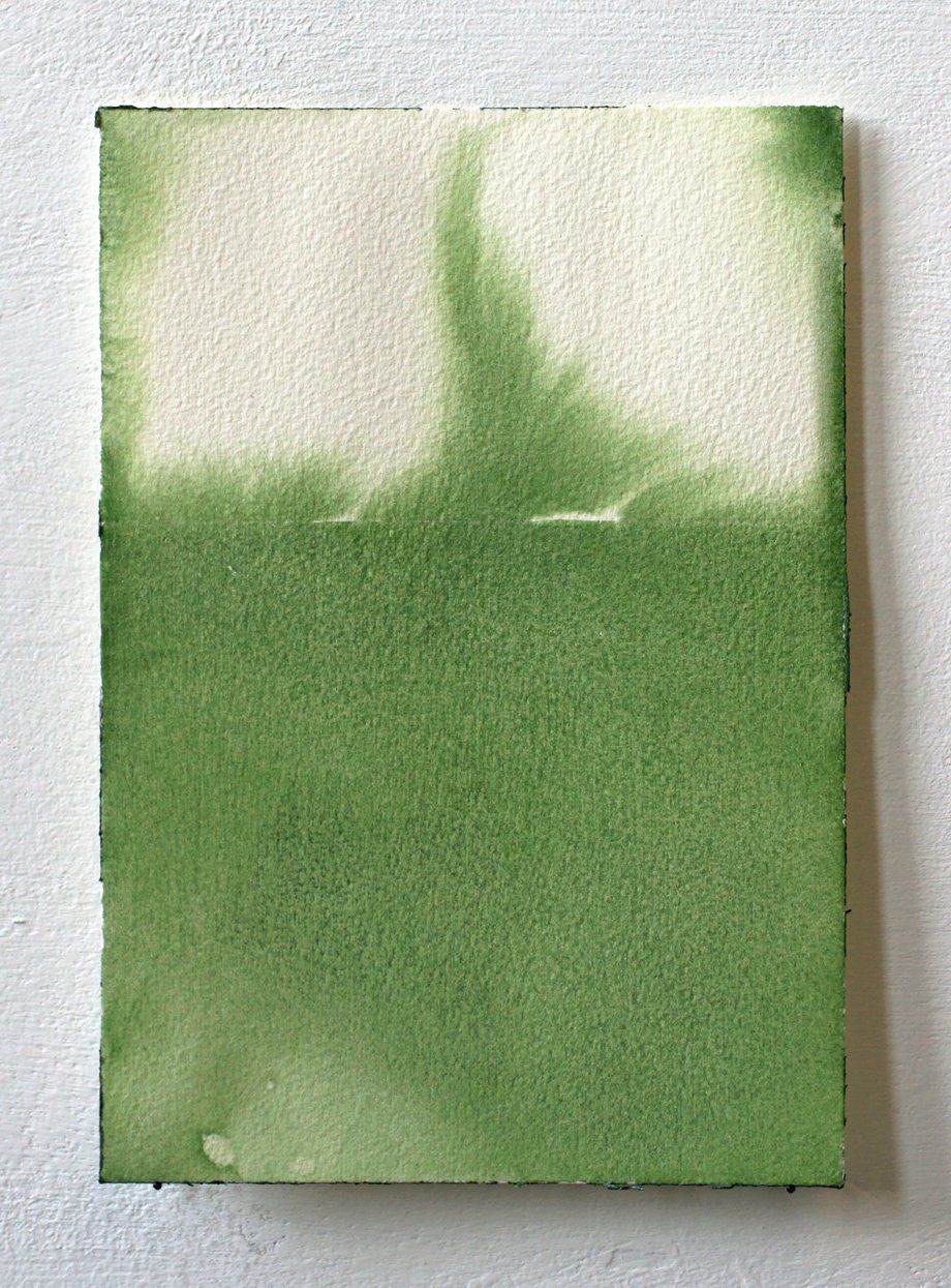 aquarel watercolour Chromeoxide green