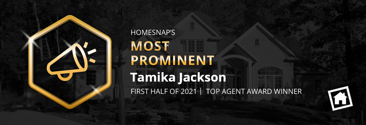A sign that says most prominent tamika jackson