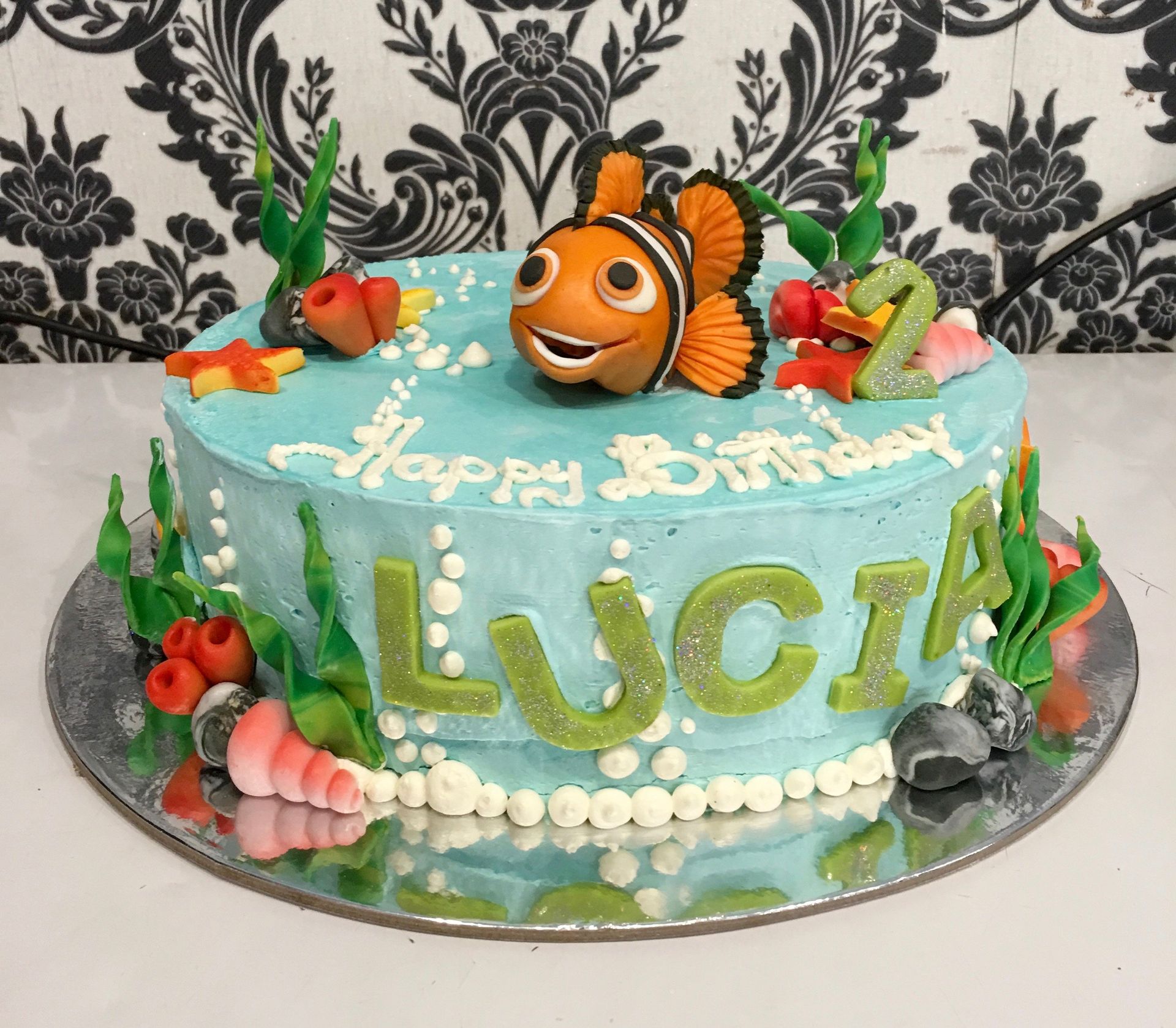 custom finding nemo birthday cake