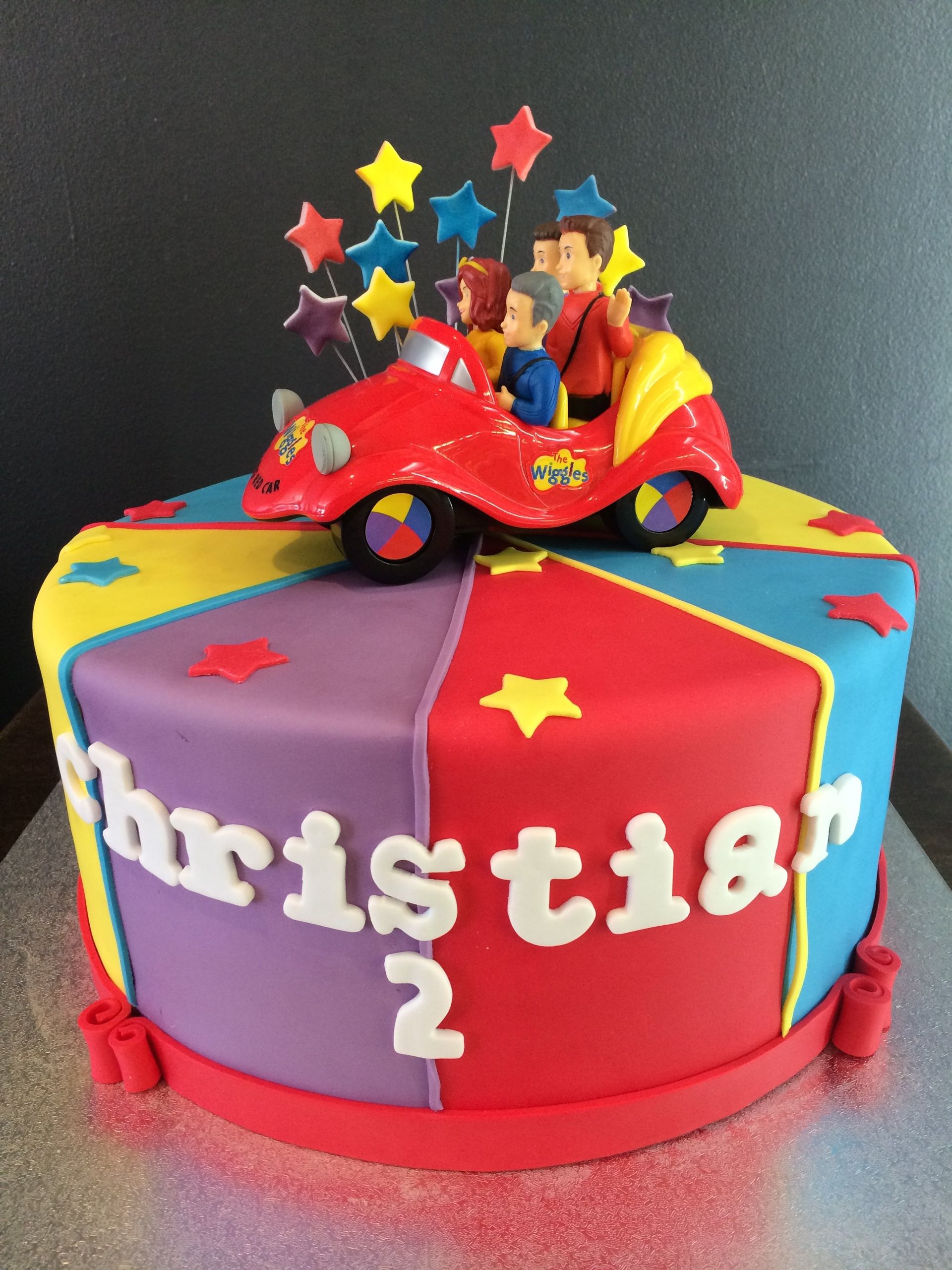 custom cake with Super Mario