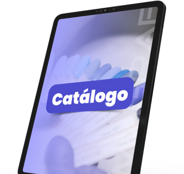 Um tablet com a palavra catalogo nele