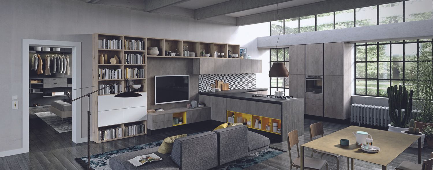 cucine componibili a Roma - linea moderna