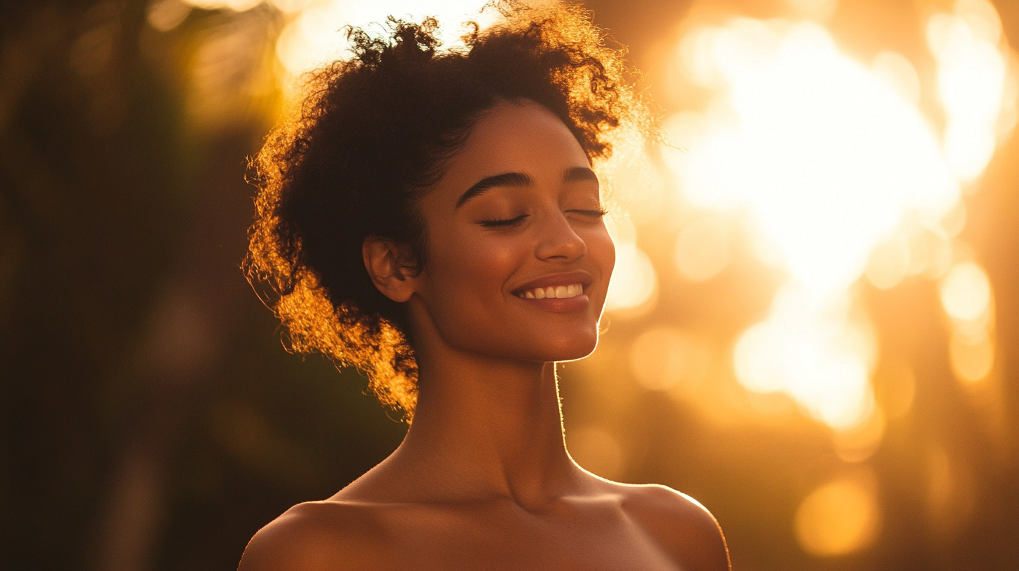 woman happy after body sculpting sessions