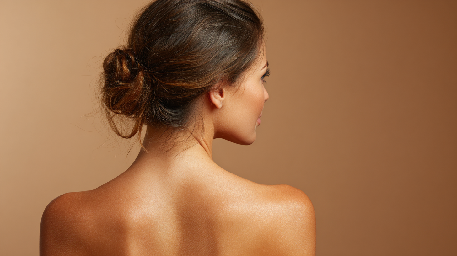 woman toned back from lipo laser treatments in Springfield
