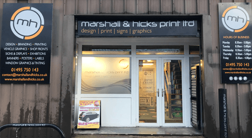 Marshall & Hicks Ltd shop front