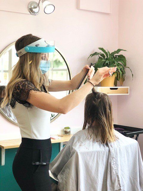 Covid-safe hair cutting