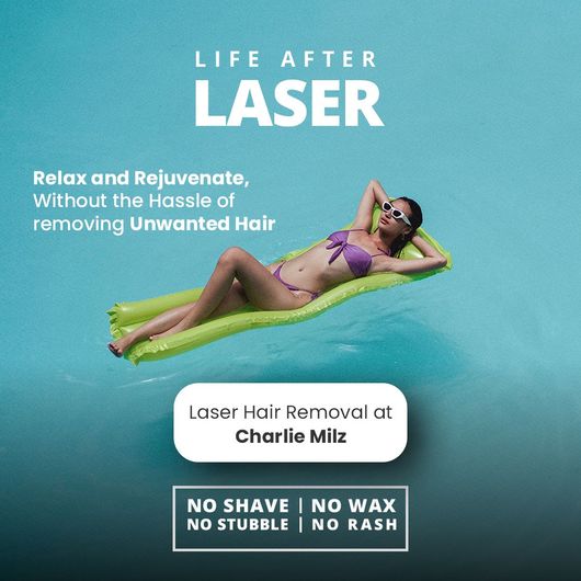 Graphic for laser hair removal Charlie Milz
