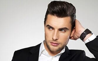 Men Brushup Hairstyle - Hair Replacement in Oakhurst, New Jersey-Hair Replacement Center
