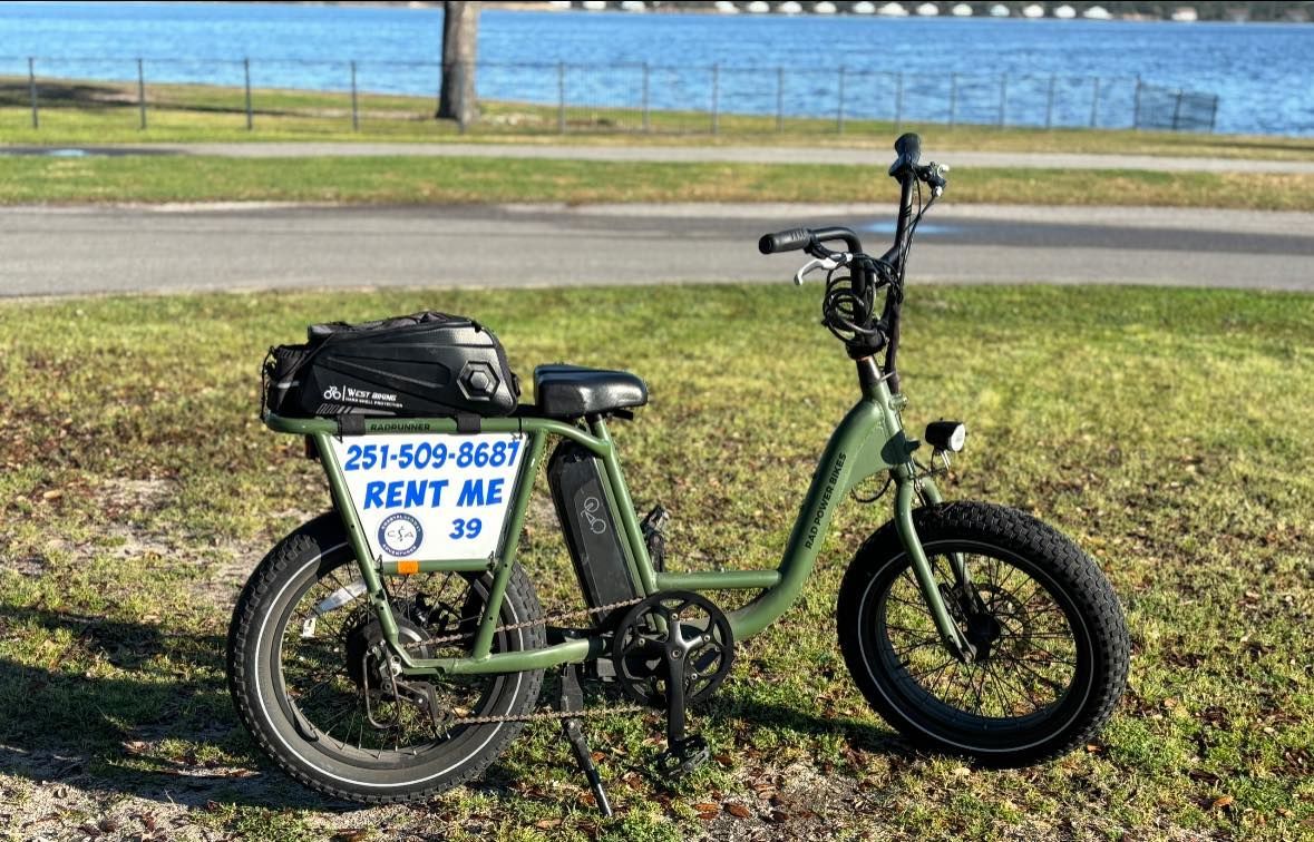 Green electric bike with