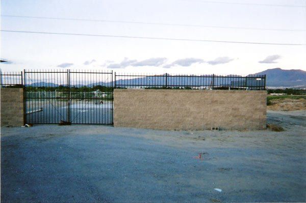 Powdered Coated Gates — High Wall with Fence and Gate in Albuquerque, NM