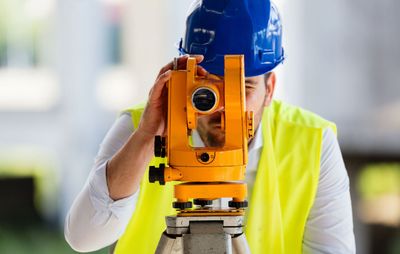 Shopping Center Surveying — Blue Surveyor Equipment in Alma, GA