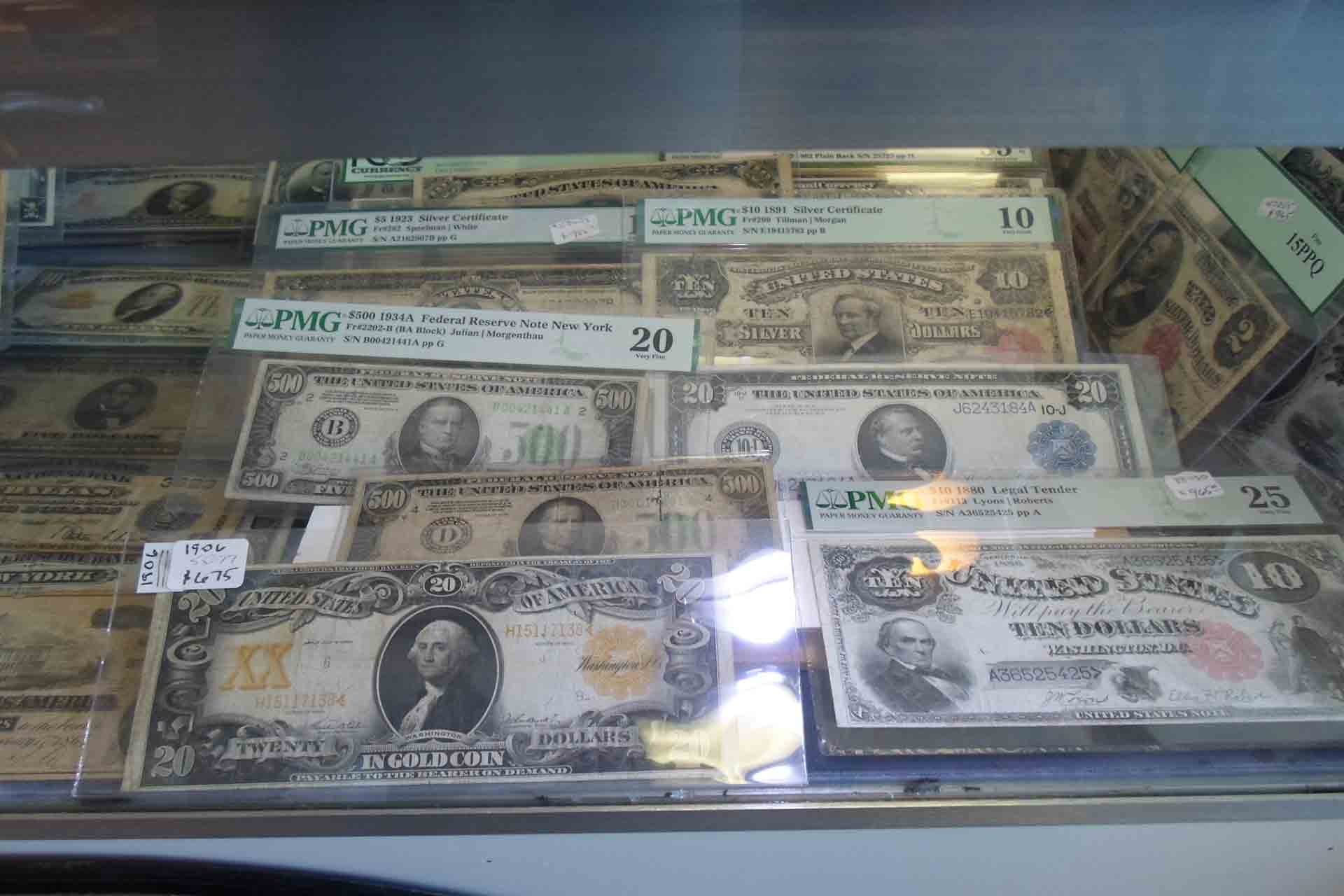 Cash collections — Cincinnati, OH — Franklin Street Coin Company