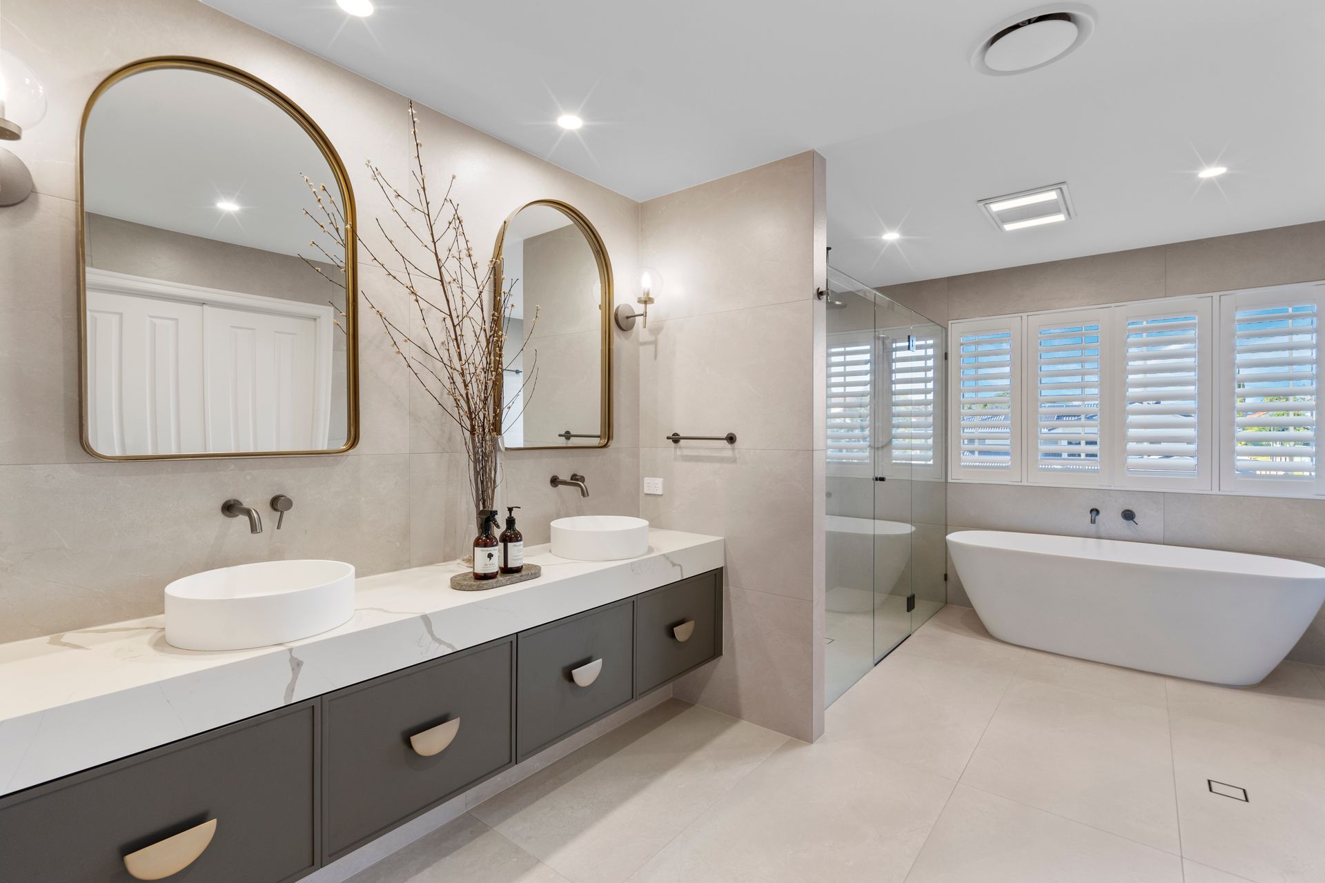 Image showcasing Small Bathroom? No Problem: Space-Saving Renovation Ideas for Compact Homes