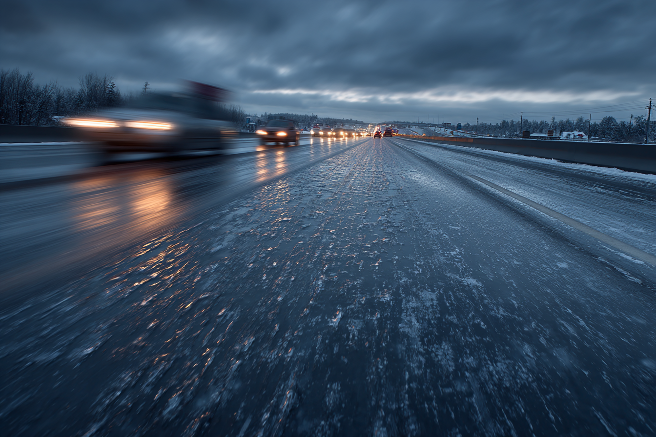 black ice and motor vehicle accident laws in Connecticut