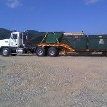 Large covered tow truck