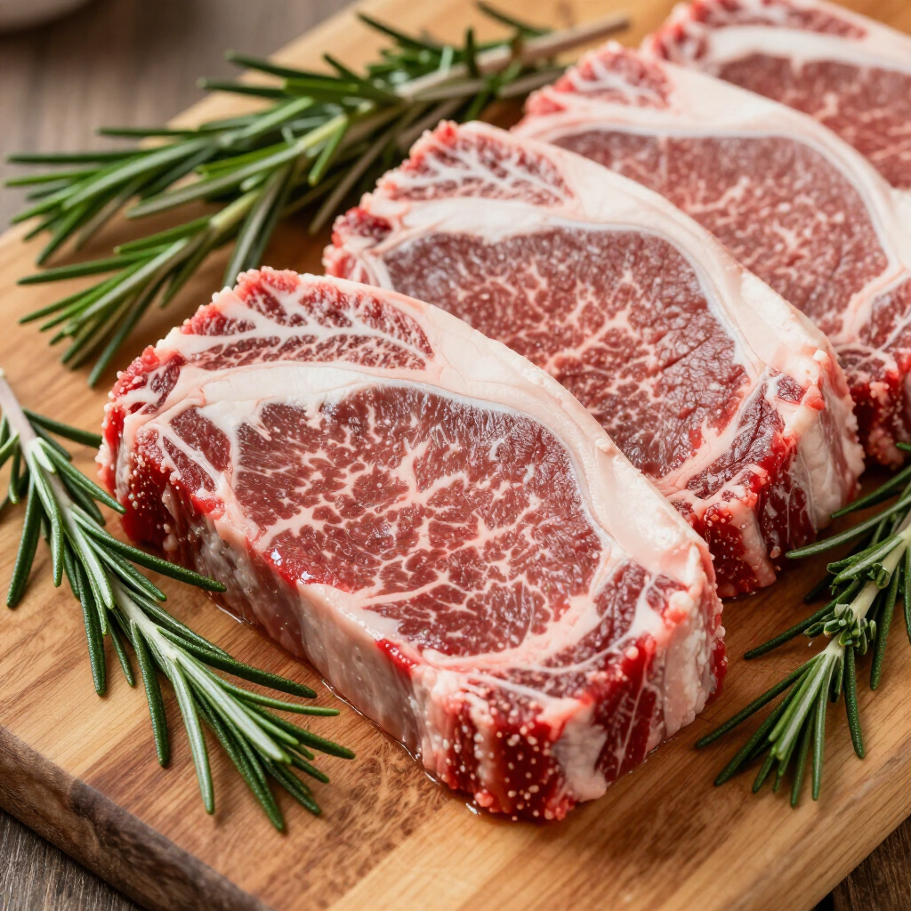 Juicy  Raw SirloinSteak 