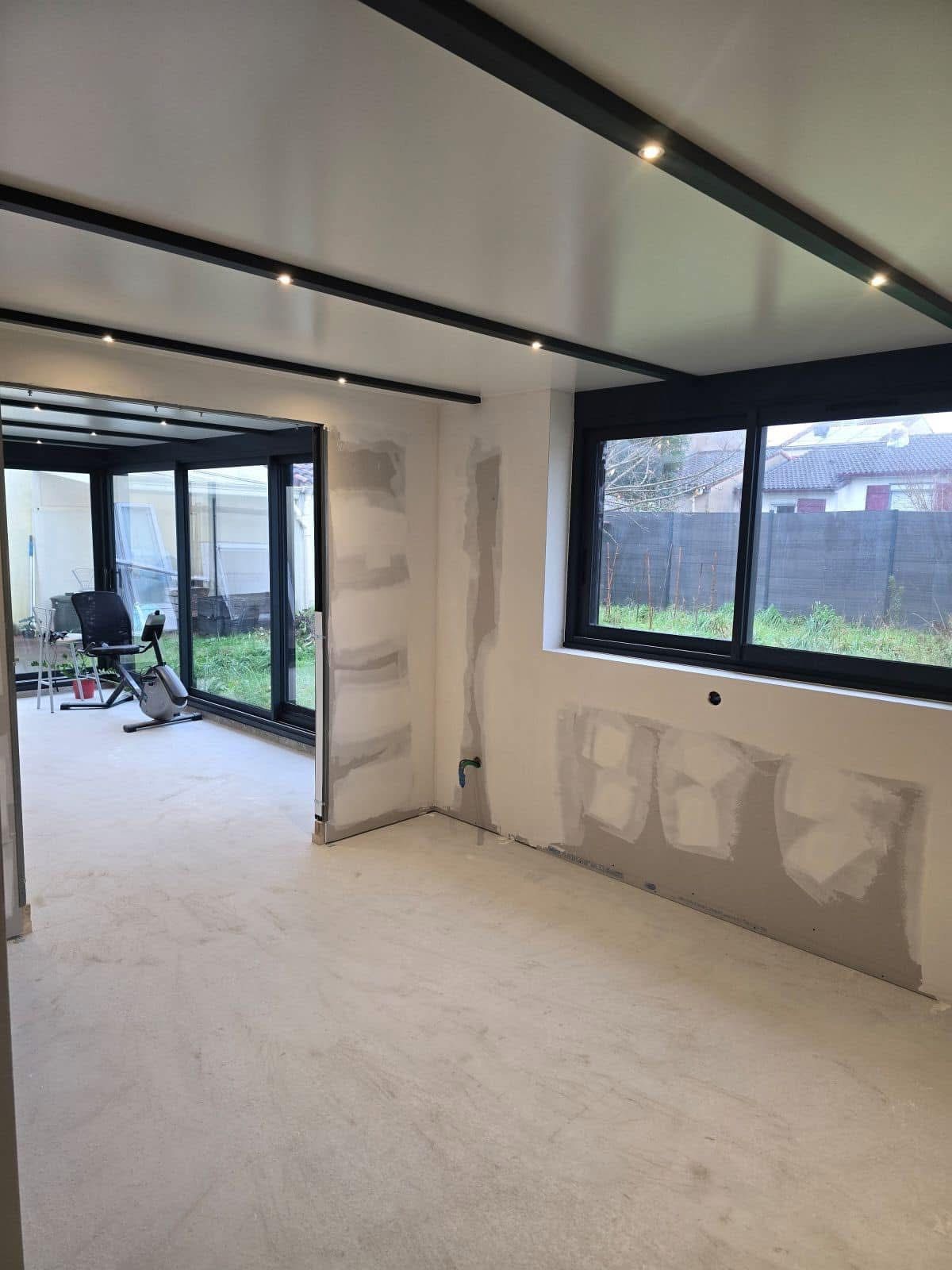 Prestation de plâtrerie