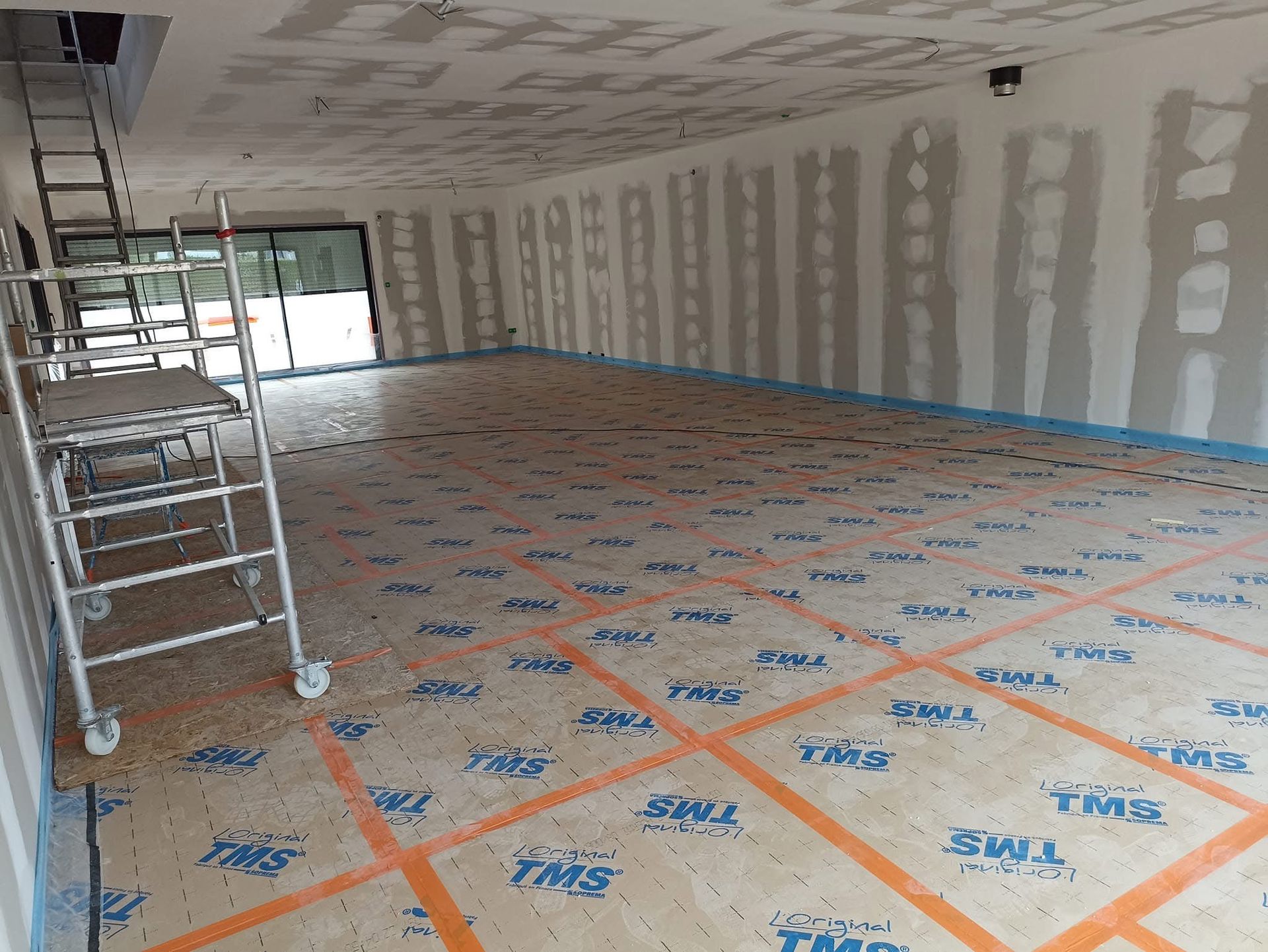 Prestation de plâtrerie