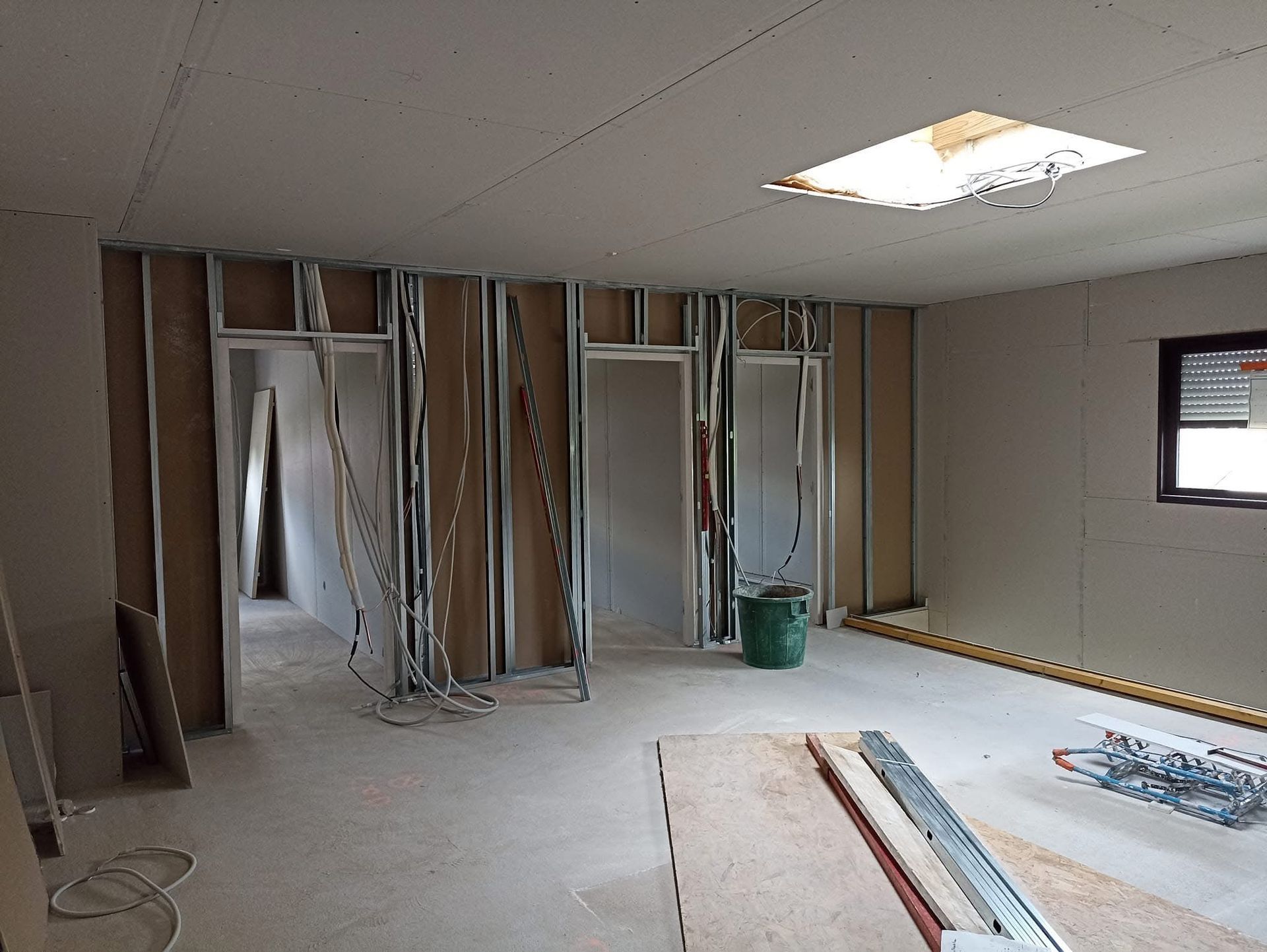 Prestation de plâtrerie