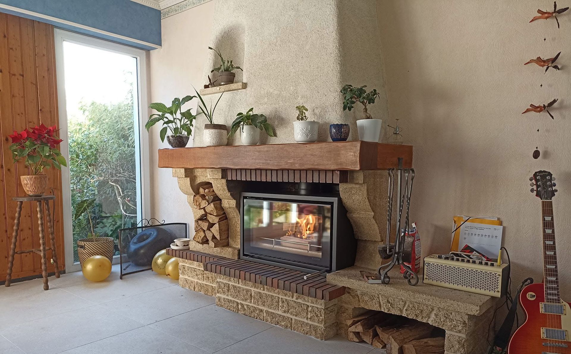 Insert dans cheminée existante