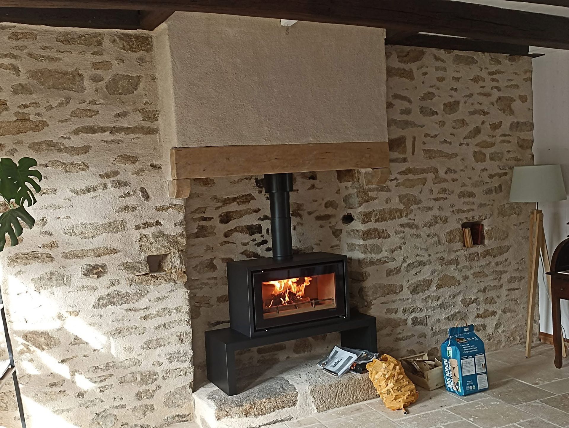 Insert dans cheminée existante