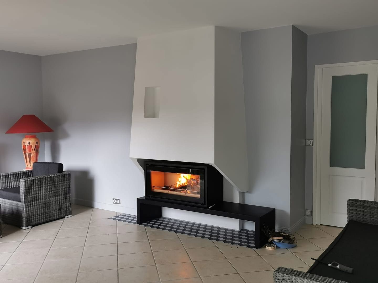 Insert dans cheminée existante