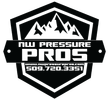 A black and white logo for a company called nw pressure pros.