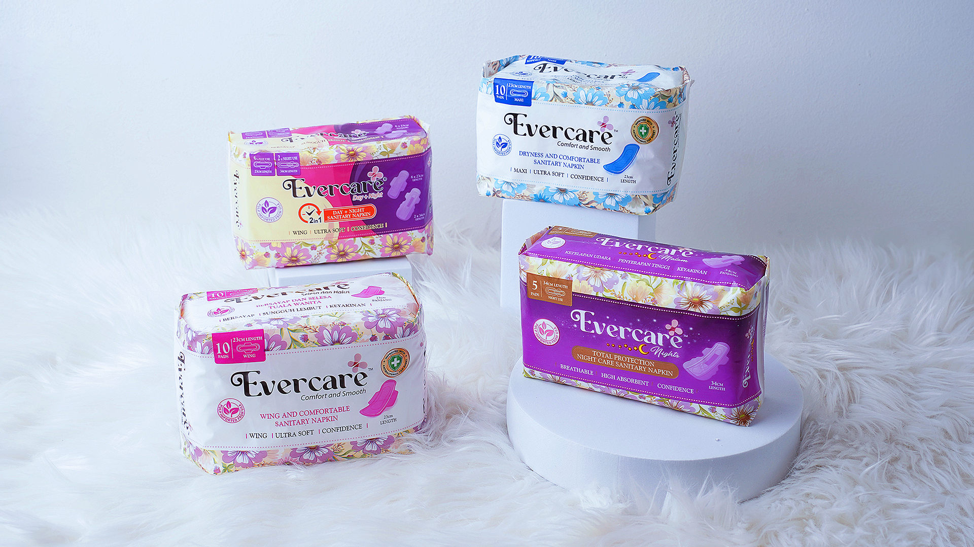 Evercare Sanitary Pads & Liners Malaysia | Evercare Products