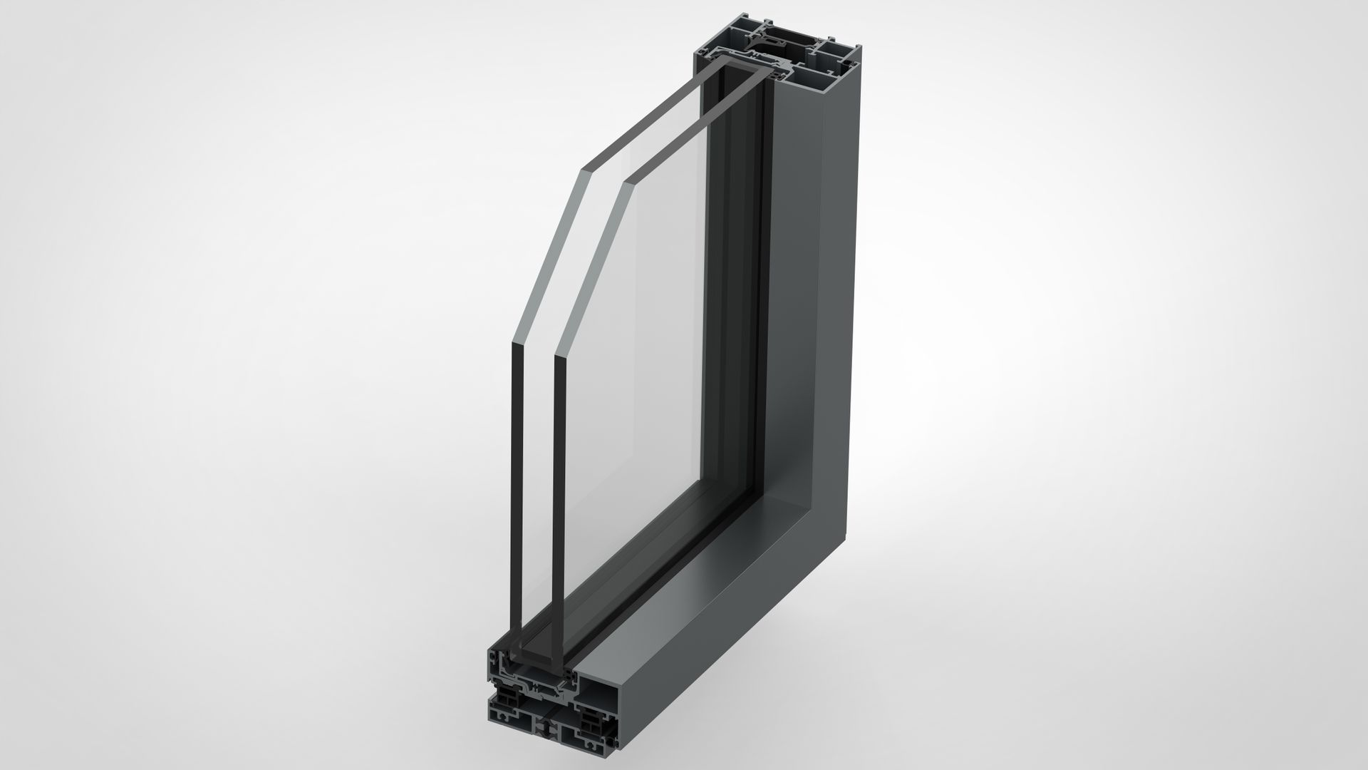 Vetro casement hinged window & door 80mm