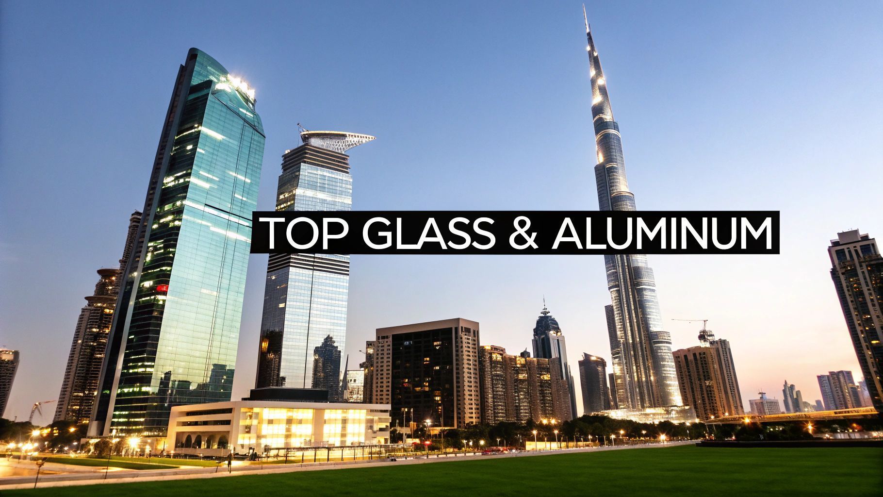 glass and aluminum companies in dubai