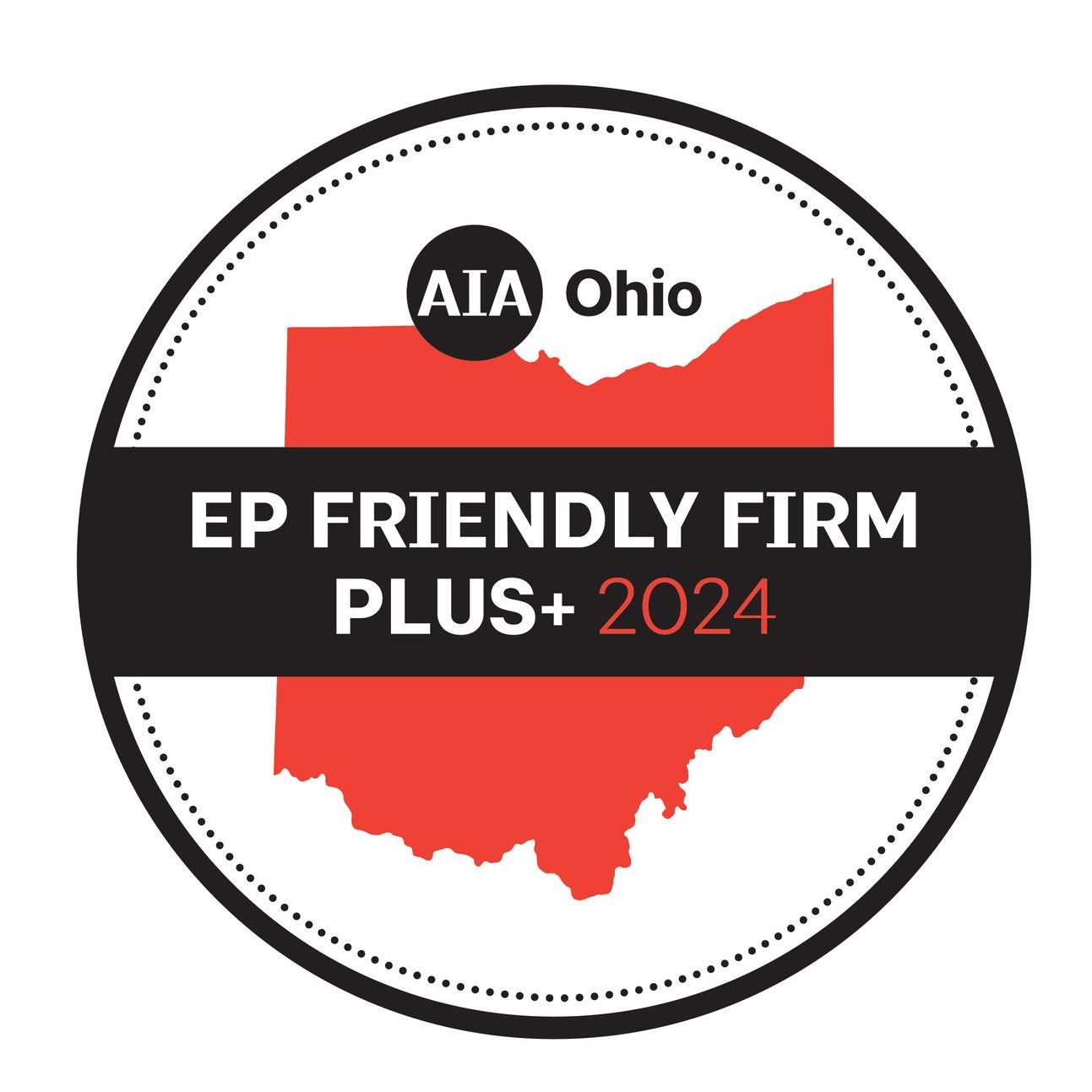A sticker that says ep friendly firm plus + 2024