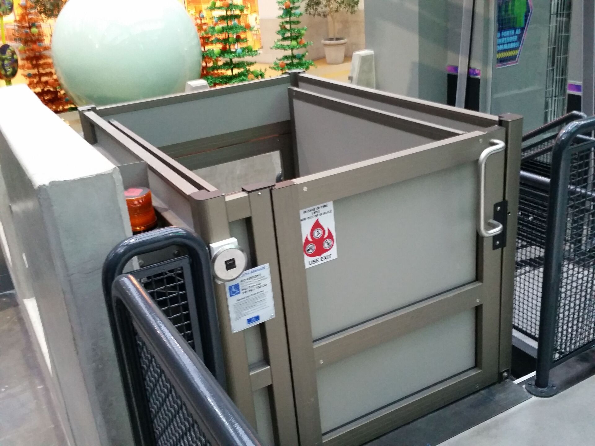 Mall's Wheelchair Elevator — Burnsville, MN — Access Lifts