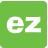 A green square with the word ez on it.