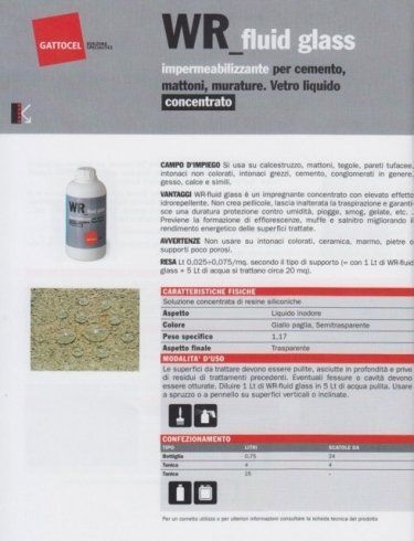 materiali edili, impermeabilizzante per cemento