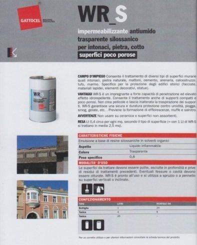 materiali edili, impermeabilizzante