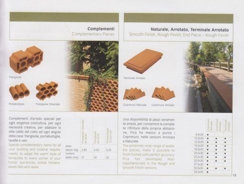 materiali edili, complementi d'arredo speciali