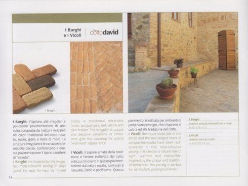 materiali edili, pavimentazioni in cotto