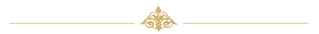 Gold decorative emblem with pointed top, reflected below.