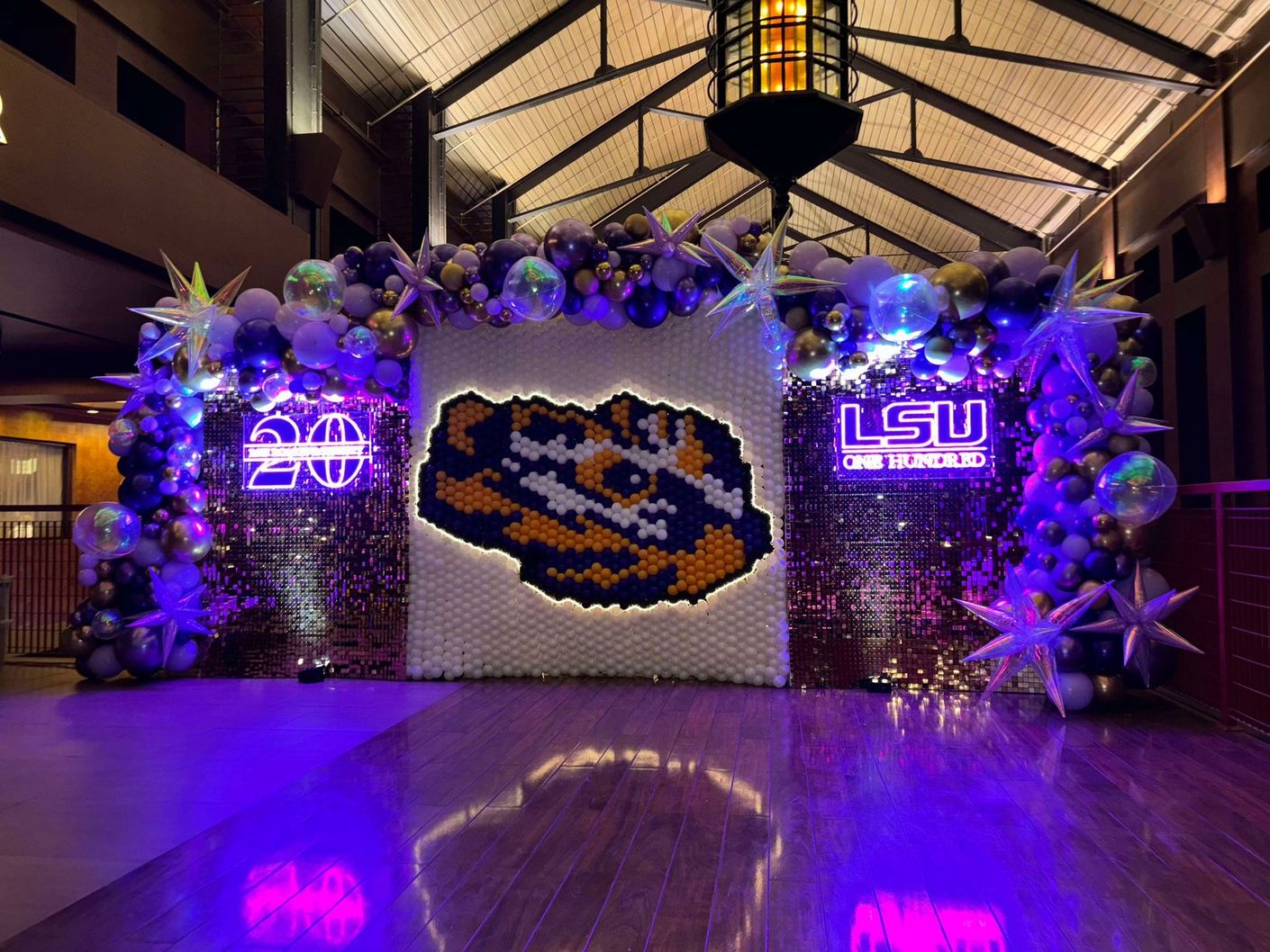 Eye of the tiger entrance at LSU 100. Hosted at L'Auberge Casino in Baton Rouge. 