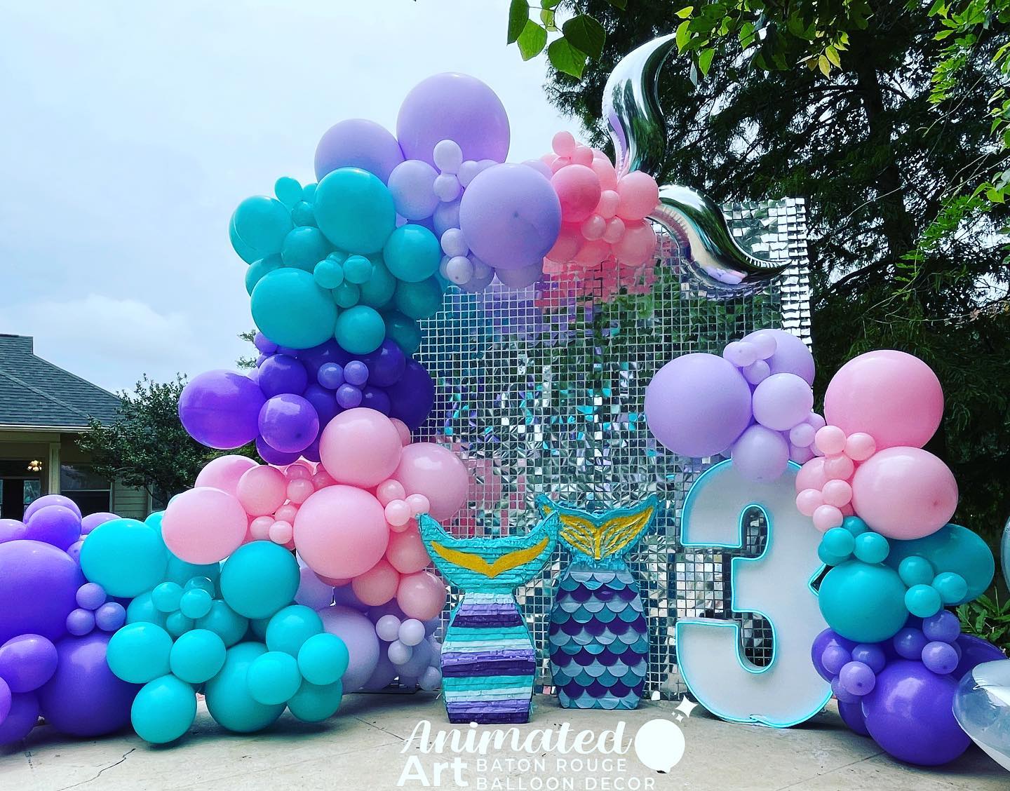 Glowing LED Number marquees for rent