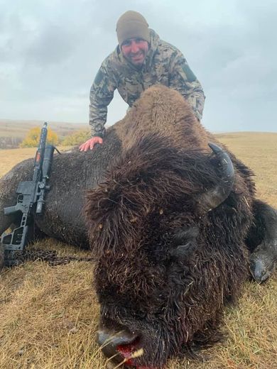 Buffalo hunting South Dakota, Colorado, Mickelson Ranch, Bison hunt
