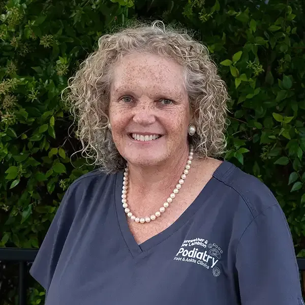 Newcastle podiatrist team member providing professional foot health services