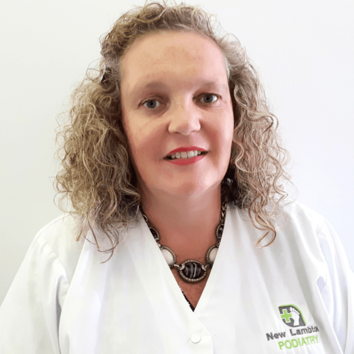 Newcastle podiatrist team member providing professional foot health services